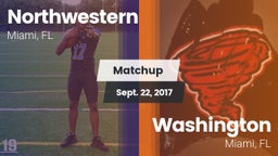 Matchup: Northwestern vs. Washington  2017