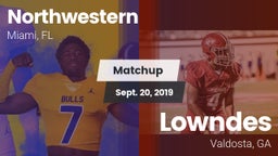 Matchup: Northwestern vs. Lowndes  2019