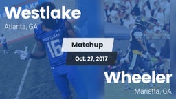 Matchup: Westlake vs. Wheeler  2017