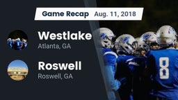 Recap: Westlake  vs. Roswell  2018