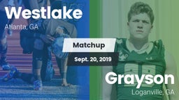 Matchup: Westlake vs. Grayson  2019