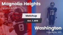Matchup: Magnolia Heights vs. Washington  2016
