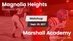 Matchup: Magnolia Heights vs. Marshall Academy  2017