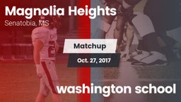 Matchup: Magnolia Heights vs. washington school 2017
