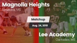 Matchup: Magnolia Heights vs. Lee Academy  2018
