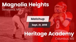 Matchup: Magnolia Heights vs. Heritage Academy  2018