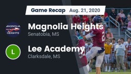 Recap: Magnolia Heights  vs. Lee Academy  2020