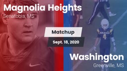 Matchup: Magnolia Heights vs. Washington  2020