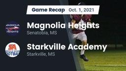 Recap: Magnolia Heights  vs. Starkville Academy  2021