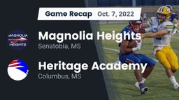 Recap: Magnolia Heights  vs. Heritage Academy  2022