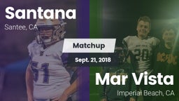 Matchup: Santana vs. Mar Vista  2018