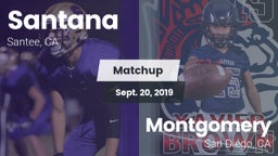 Matchup: Santana vs. Montgomery  2019