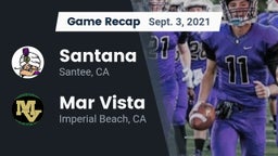 Recap: Santana  vs. Mar Vista  2021