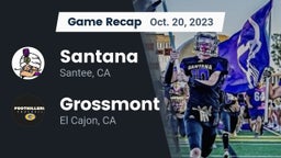 Recap: Santana  vs. Grossmont  2023