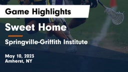 Sweet Home  vs Springville-Griffith Institute  Game Highlights - May 10, 2023