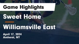 Sweet Home  vs Williamsville East  Game Highlights - April 17, 2024