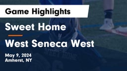 Sweet Home  vs West Seneca West  Game Highlights - May 9, 2024