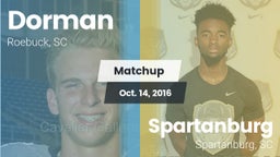 Matchup: Dorman vs. Spartanburg  2016