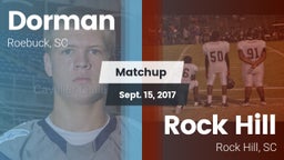 Matchup: Dorman vs. Rock Hill  2017