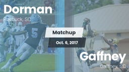 Matchup: Dorman vs. Gaffney  2017