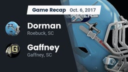 Recap: Dorman  vs. Gaffney  2017