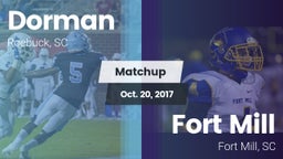 Matchup: Dorman vs. Fort Mill  2017
