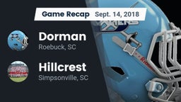 Recap: Dorman  vs. Hillcrest  2018