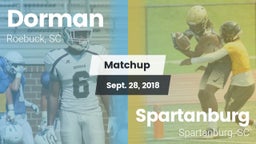 Matchup: Dorman vs. Spartanburg  2018