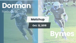 Matchup: Dorman vs. Byrnes  2018