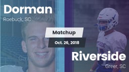 Matchup: Dorman vs. Riverside  2018