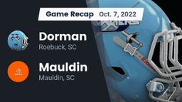 Recap: Dorman  vs. Mauldin  2022