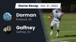 Recap: Dorman  vs. Gaffney  2022