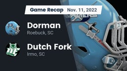 Recap: Dorman  vs. Dutch Fork  2022