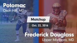 Matchup: Potomac vs. Frederick Douglass  2016