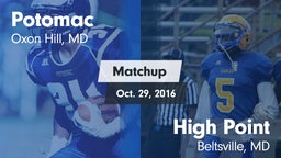 Matchup: Potomac vs. High Point  2016