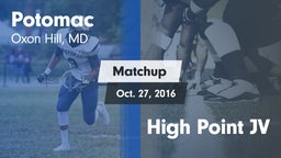 Matchup: Potomac vs. High Point JV 2016