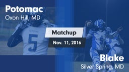 Matchup: Potomac vs. Blake  2016