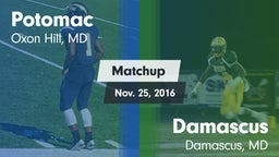 Matchup: Potomac vs. Damascus  2016
