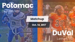 Matchup: Potomac vs. DuVal  2017
