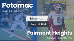 Matchup: Potomac vs. Fairmont Heights  2018