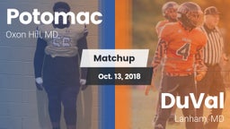 Matchup: Potomac vs. DuVal  2018