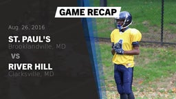 Recap: St. Paul's  vs. River Hill  2016