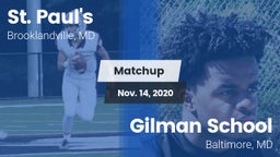 Matchup: St. Paul's High vs. Gilman School 2020