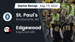 Recap: St. Paul's  vs. Edgewood  2023