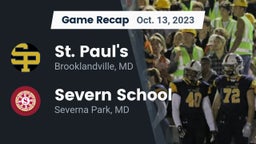 Recap: St. Paul's  vs. Severn School 2023