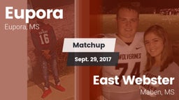 Matchup: Eupora vs. East Webster  2017