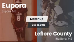Matchup: Eupora vs. Leflore County  2018