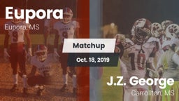 Matchup: Eupora vs. J.Z. George  2019