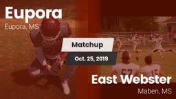 Matchup: Eupora vs. East Webster  2019