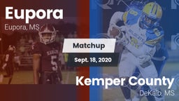 Matchup: Eupora vs. Kemper County  2020